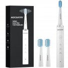 MOCEMTRY Waterproof Rechargeable Sonic Electric Toothbrush White