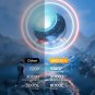 MOOKA 8000L Mini Projector Portable WIFI Projector with Carrying Bag