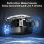 MOOKA 8000L Mini Projector Portable WIFI Projector with Carrying Bag