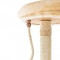 60" Solid Cute Sisal Rope Plush Cat Climb Tree Cat Tower Beige