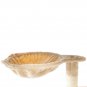 60" Solid Cute Sisal Rope Plush Cat Climb Tree Cat Tower Beige