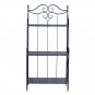3-Tier Metal Plant Stand Black