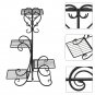 Decorative Metal Shelf Plant Stand