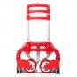 Aluminium Collapsible Luggage Cart Red