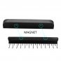 Magnetic Wall-mounted Jewelry Storage with 25 Hooks Black