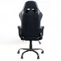 Gaming Swivel Chair with Footrest Tier Black