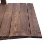 Courtyard Anticorrosive Wood Landscape Bridge Carbonized Color