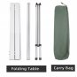 Aluminum Square Folding Camping Table