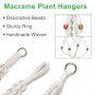 5-Piece Macrame Plant Hangers with 5 Hooks