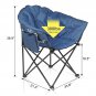 Alloy Steel Camping Chair Blue