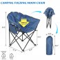 Alloy Steel Camping Chair Blue