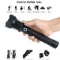 Waterproof 6,000 Lumen Rechargeable Zoom Flashlight