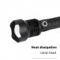 Waterproof 6,000 Lumen Rechargeable Zoom Flashlight