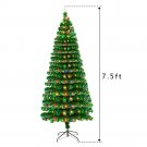 7.5FT Fiber Optic Christmas Tree with 260 LED Lamps