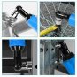 3/8" Cordless Ratchet Right Angle Wrench Impact Power Tool with 2 Battery & 7 Socket