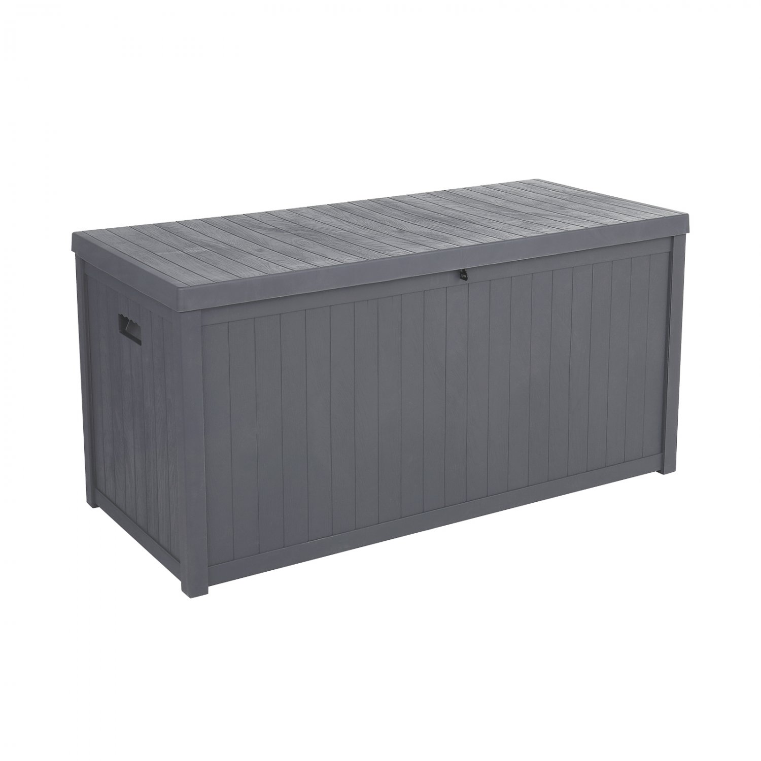 113-Gallon Outdoor Plastic Waterproof Storage Deck Box Grey