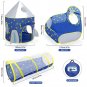 3-In-1 Rocket Ship Play Tent Blue