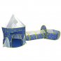 3-In-1 Rocket Ship Play Tent Blue