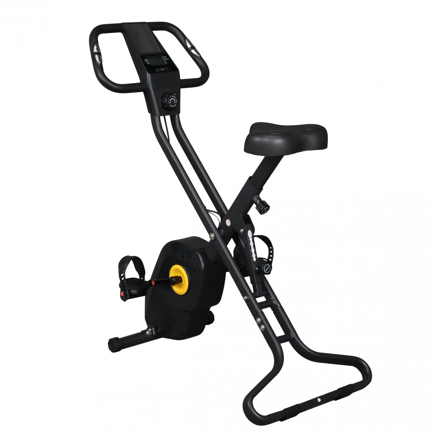 Collapsible Exercise Bike Black