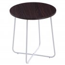 Round Coffee Table Table Dark Brown