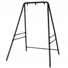 Wrought Iron 4-Leg Three Rings Hanging Chair Frame Black