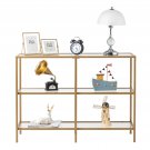 39.4" Console Sofa Table with 3 Shelves