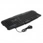 114-Key LED Backlit Wired USB Gaming Keyboard Black