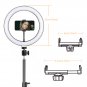 10-Inch Ring Floor Lamp Stand Set