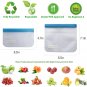 10-Piece Reusable BPA Free Leakproof Storage Bags
