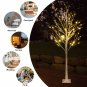 6FT Snowflake Christmas Tree with 96-LED Lamp