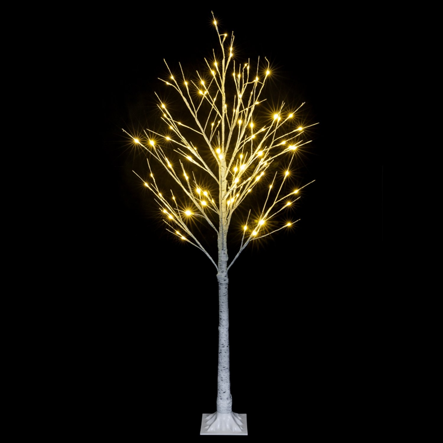 6FT Snowflake Christmas Tree with 96-LED Lamp