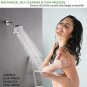 5" High Pressure Rain Fixed Showerhead with 6 Spray Settings