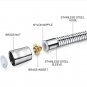71-Inch Shower Head Hose Extension Replacement