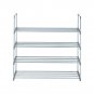 4-Tier Shoe Rack Shoe Gray
