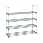 4-Tier Shoe Rack Shoe Gray