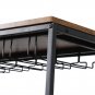 Wine Rack Cart with Glass Holder