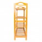 4-Tier Bamboo Shoe Rack Wood Color