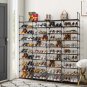 10-Tier Shoe Rack for Entryway Holds 80 Pairs Shoe