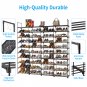 10-Tier Shoe Rack for Entryway Holds 80 Pairs Shoe