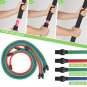 Bow Portable Home Gym with 4 Resistance Bands Fitness Equipment