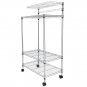 4-Layer Adjustable Kitchen Microwave Oven Stand Storage Cart