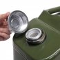 5-Gallon Cold-rolled Plate Petrol Diesel Can with Oil Pipe Army Green