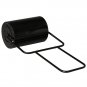 19.5-Inch Iron Lawn Roller Black