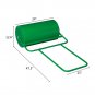 24-Inch Iron Lawn Roller Black
