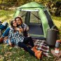 Spring Quick Open 4-Person Camping Tent Green