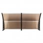 6.6' x 3.1'  Bracket Door & Window Awning Brown