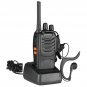 2-Pack BF-88A 5W FRS Frequency 16-CH Handheld Walkie Talkies Black