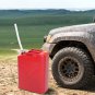 5-Gallon Cold-Rolled Plate Petrol Diesel Gas Jerry Can with Oil Pipe Red