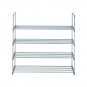 2-Pack 4-Tier Shoe Rack Gray