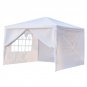 10FT x 10FT Four Sides Portable Waterproof Tent White